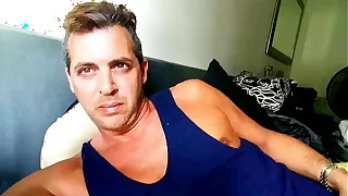 Tricked HOT DILF Male Renown Cory Bernstein to MASTURBATE, Finger his Big Ass,  and EAT his CUM for me on Instagram @CountCory