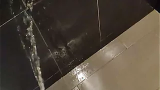 Don't use the toilet when you're at the bar. Spray the floor instead!